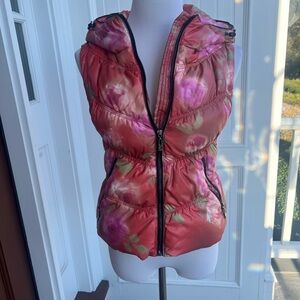 Floral Puffer Vest